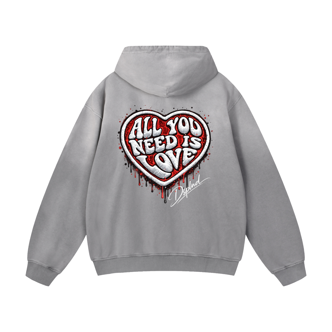 DSPLND ALL YOU NEED Sunfade Oversized Hoodie