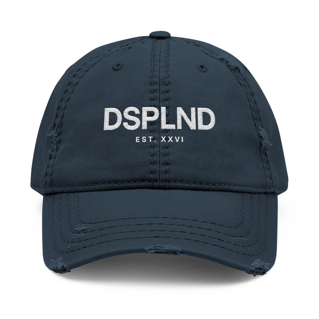 Distressed Embroidered Dad Hat - DSPLND Est. XXV