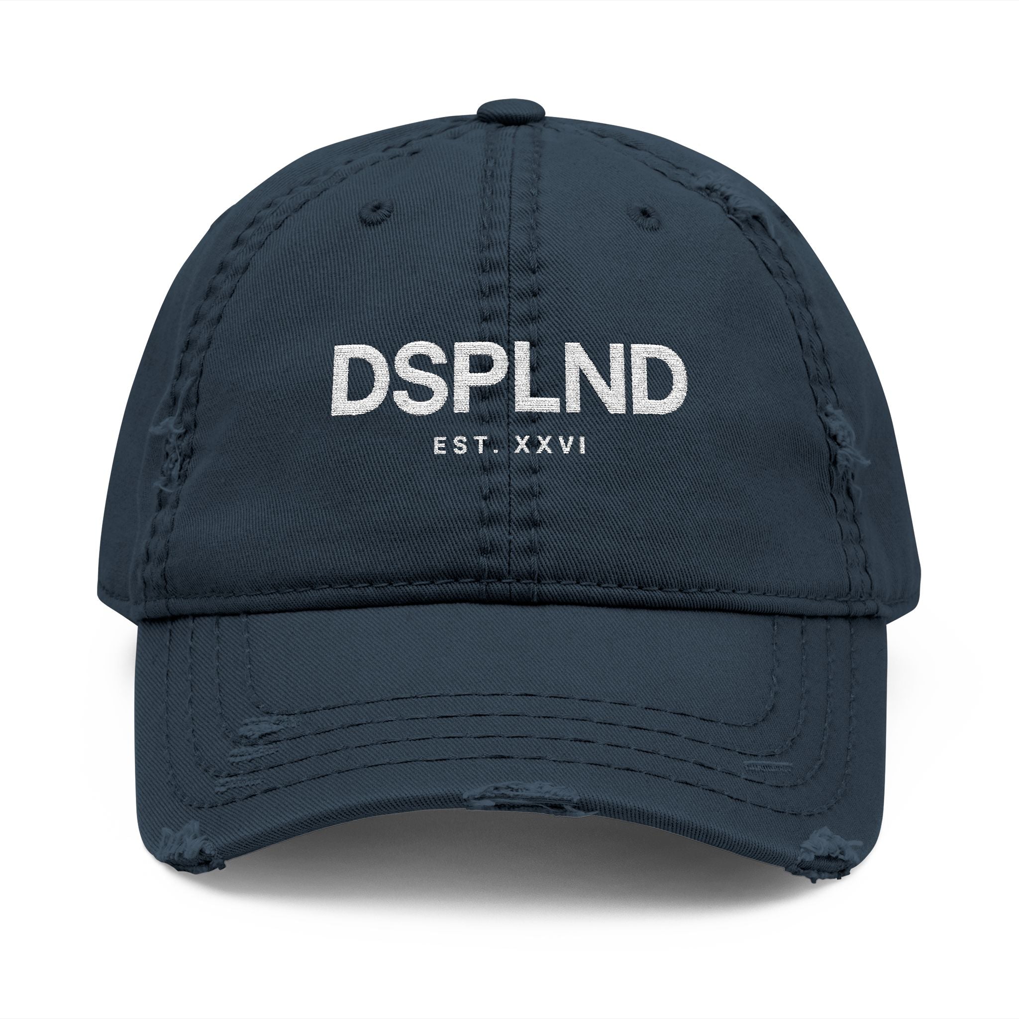 Distressed Embroidered Dad Hat - DSPLND Est. XXV