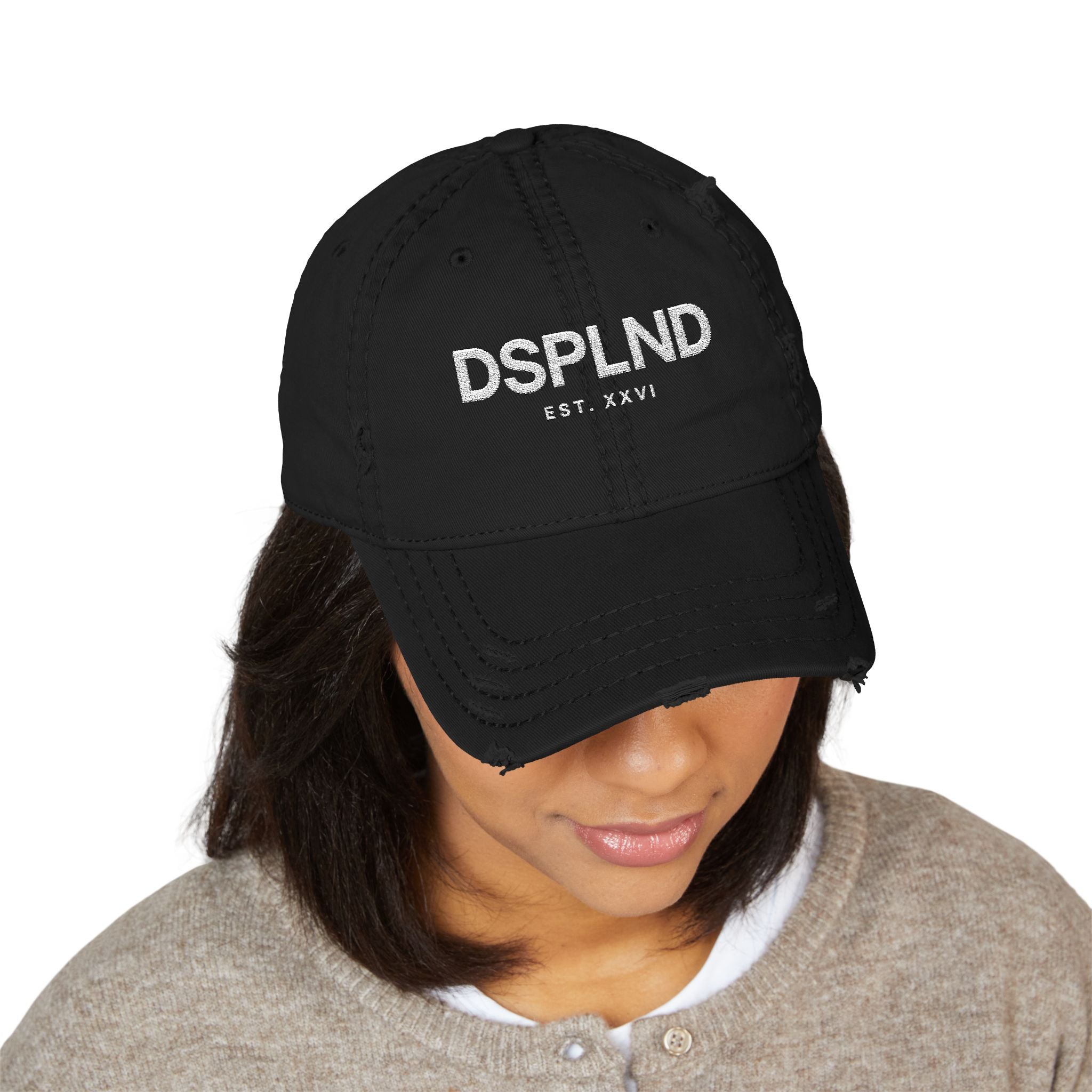 Distressed Embroidered Dad Hat - DSPLND Est. XXV