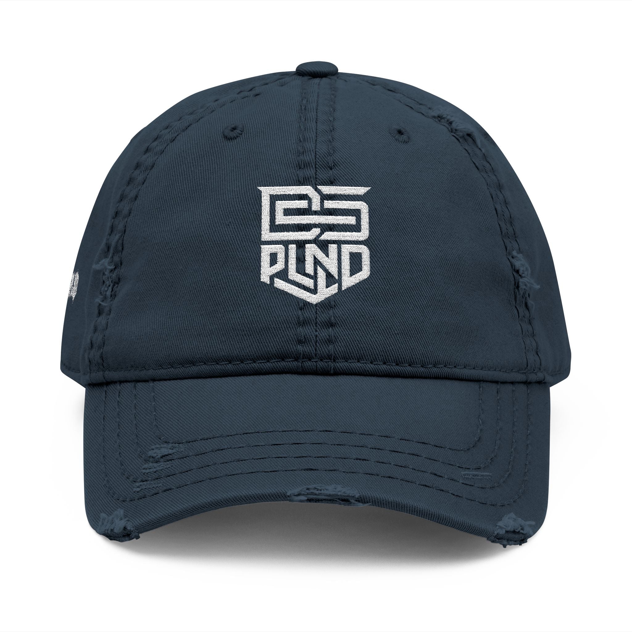 Distressed Embroidered Dad Hat — 'Self-Discipline' Logo Cap