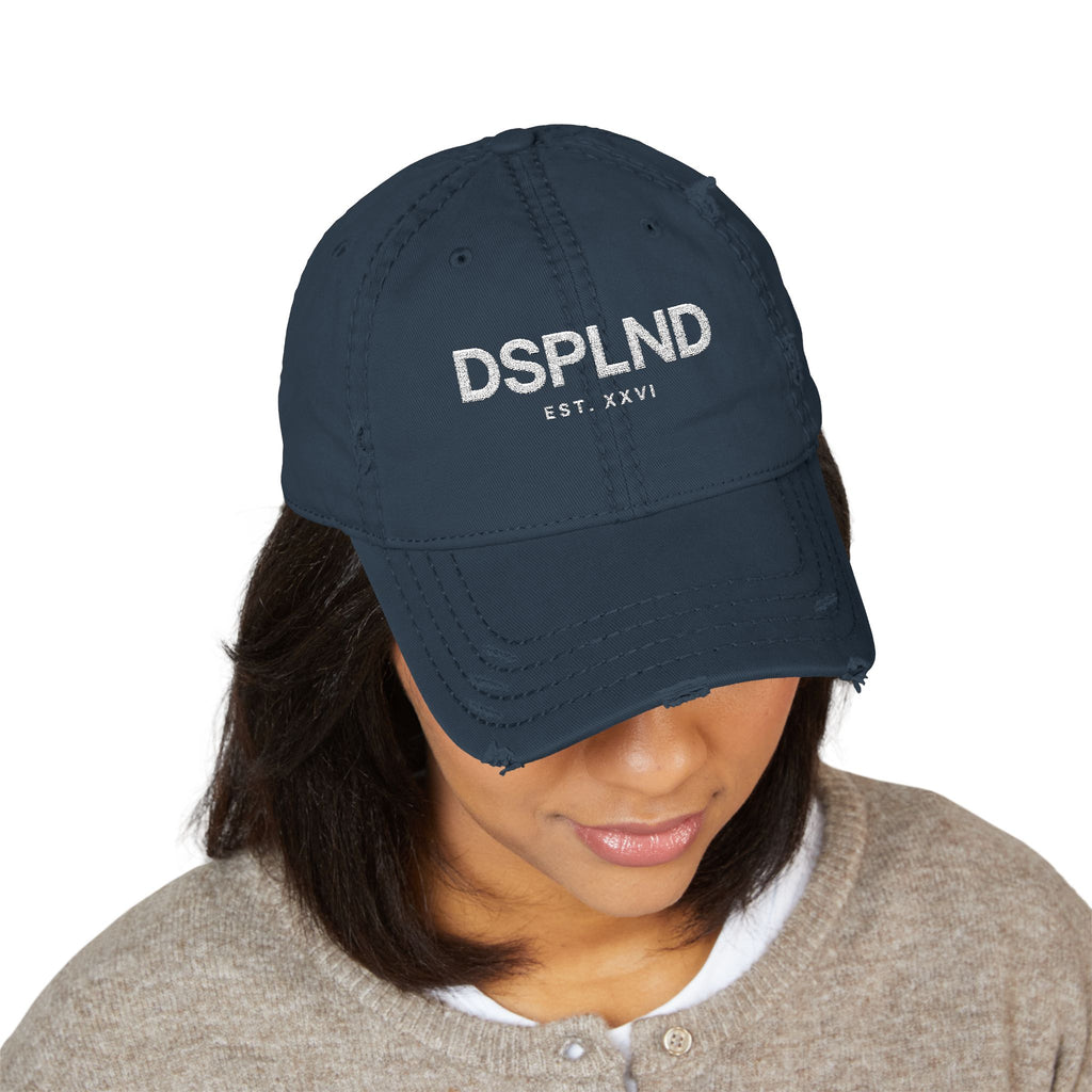 Distressed Embroidered Dad Hat - DSPLND Est. XXV