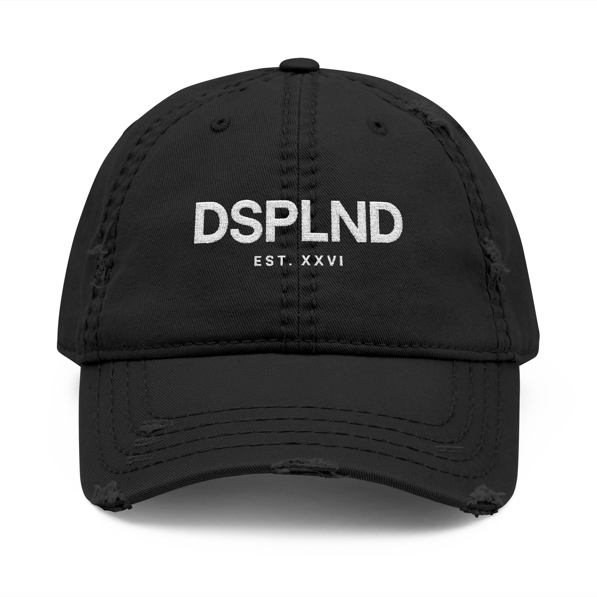 Distressed Embroidered Dad Hat - DSPLND Est. XXV