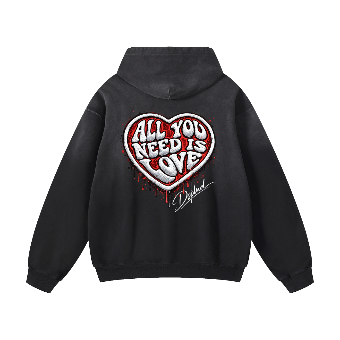 DSPLND ALL YOU NEED Sunfade Oversized Hoodie