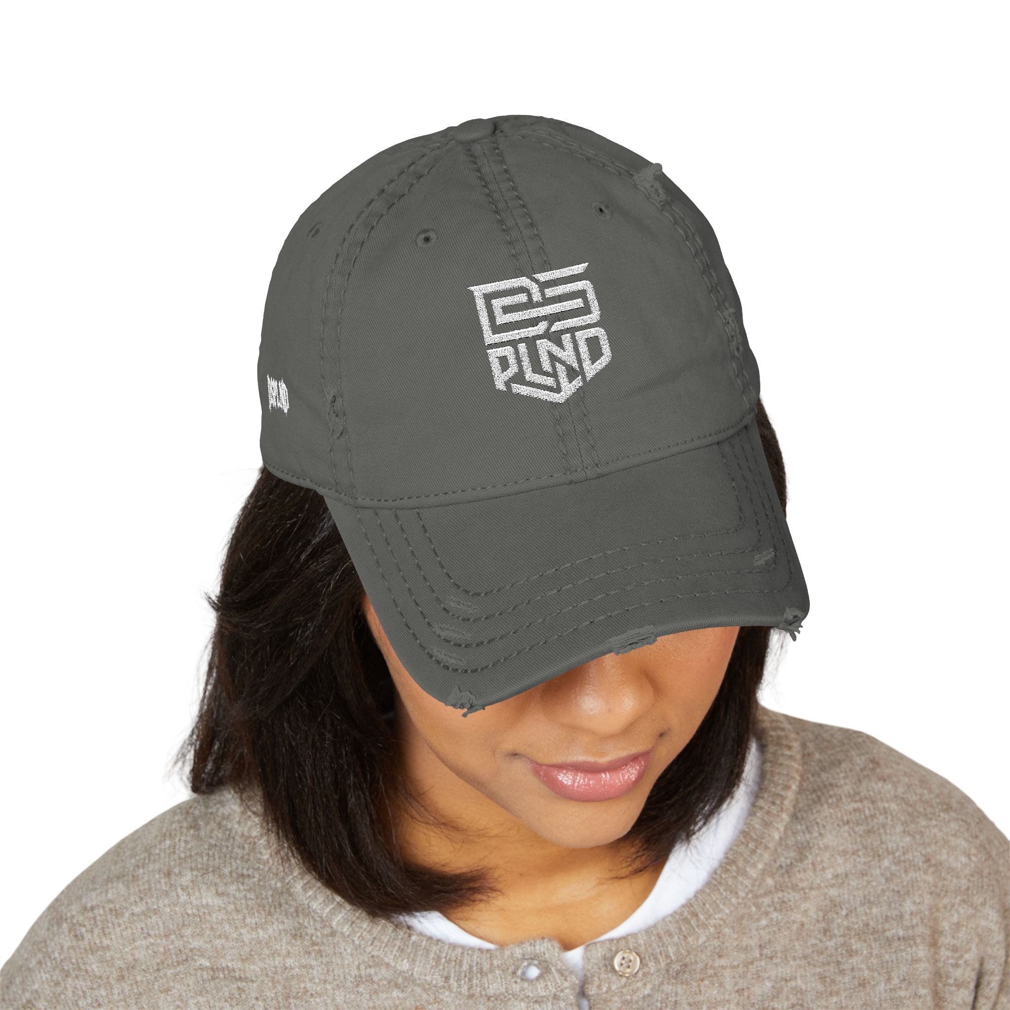 Distressed Embroidered Dad Hat — 'Self-Discipline' Logo Cap