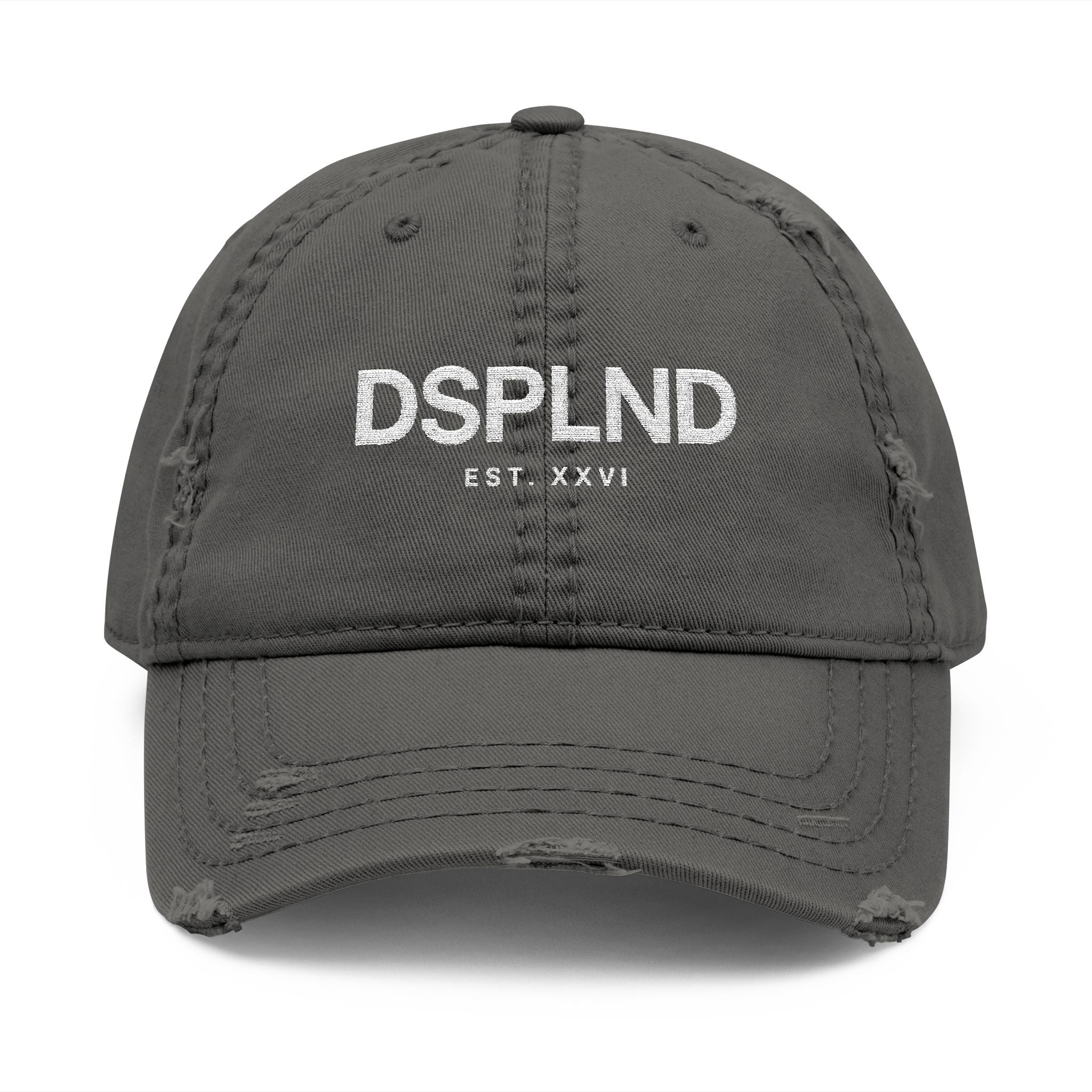 Distressed Embroidered Dad Hat - DSPLND Est. XXV