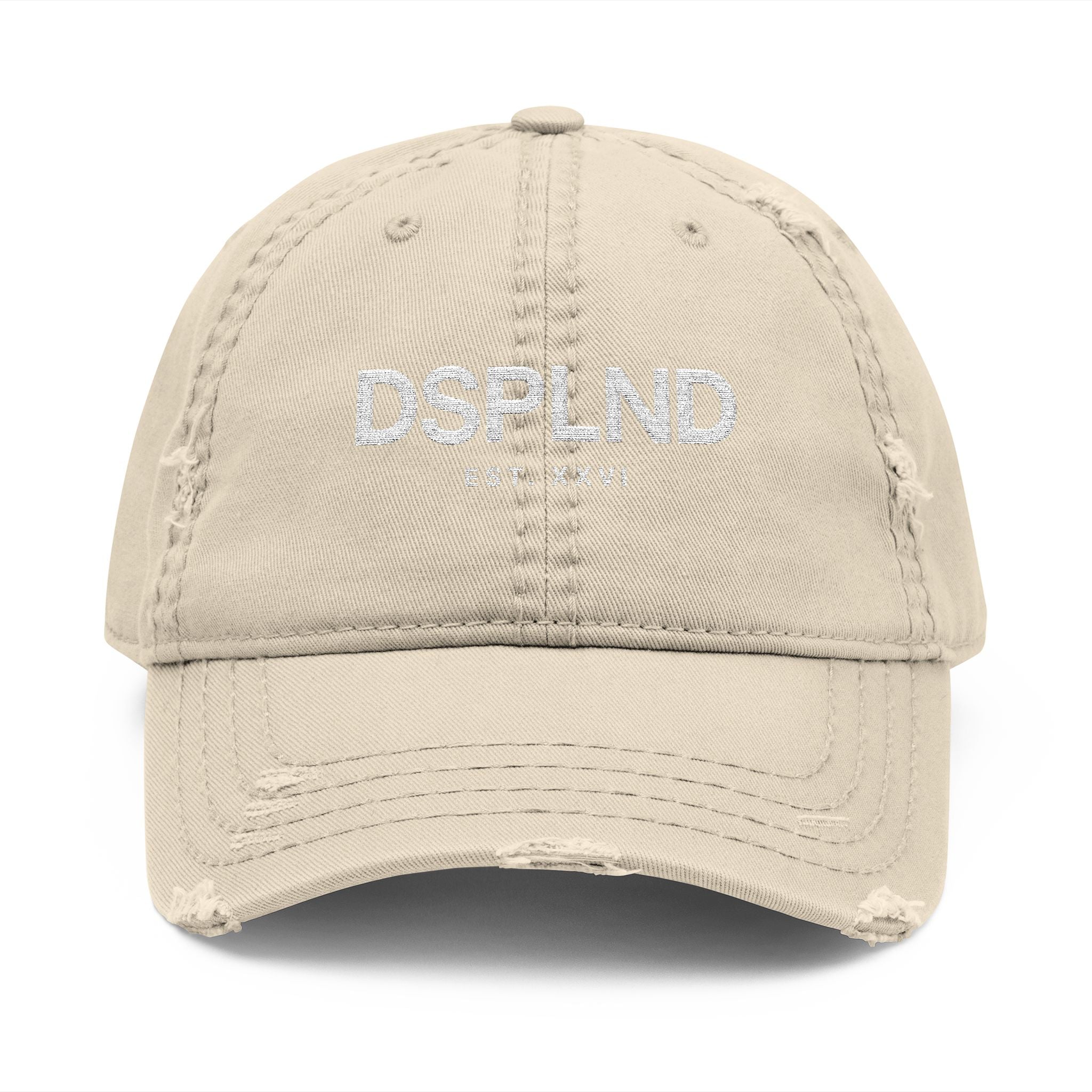 Distressed Embroidered Dad Hat - DSPLND Est. XXV