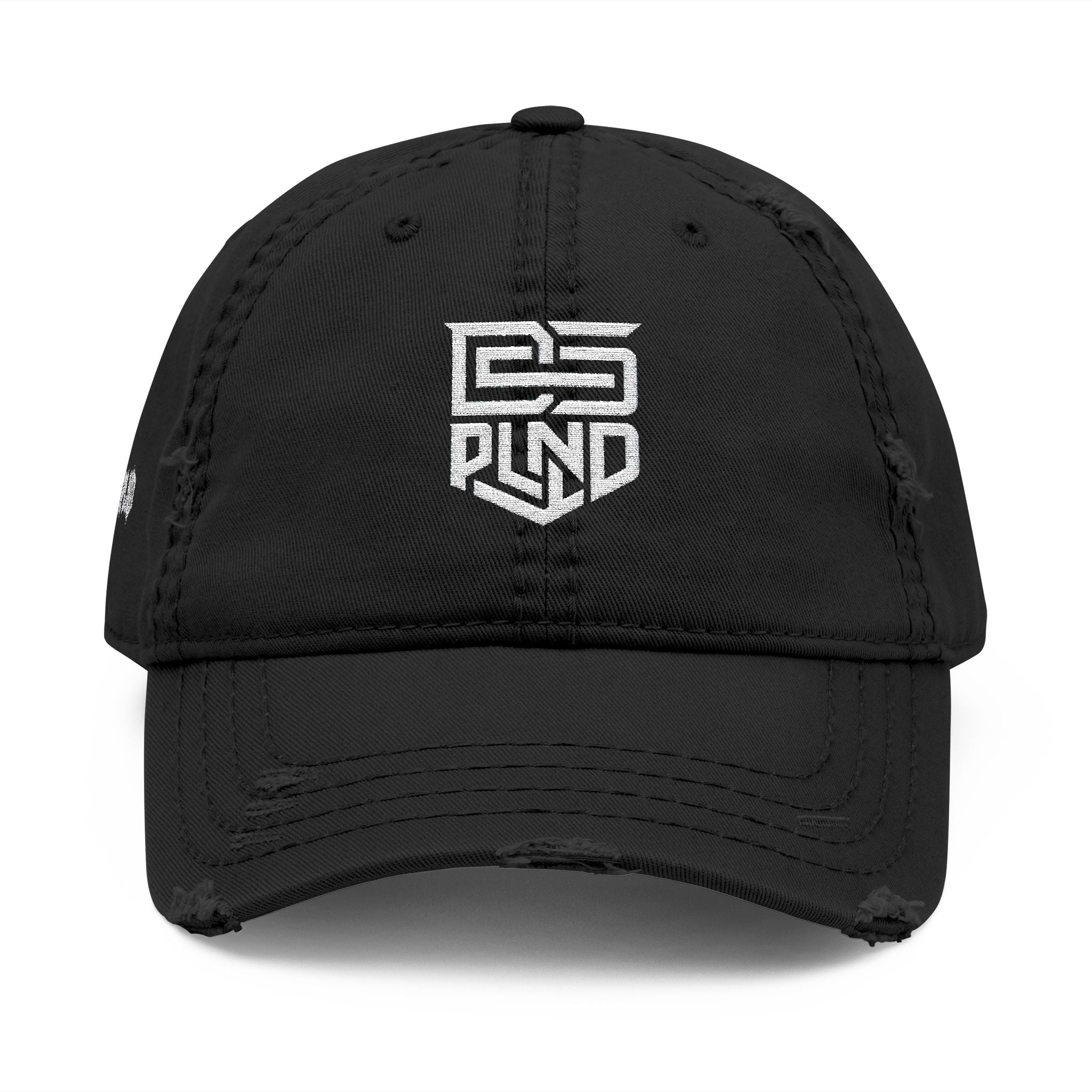 Distressed Embroidered Dad Hat — 'Self-Discipline' Logo Cap