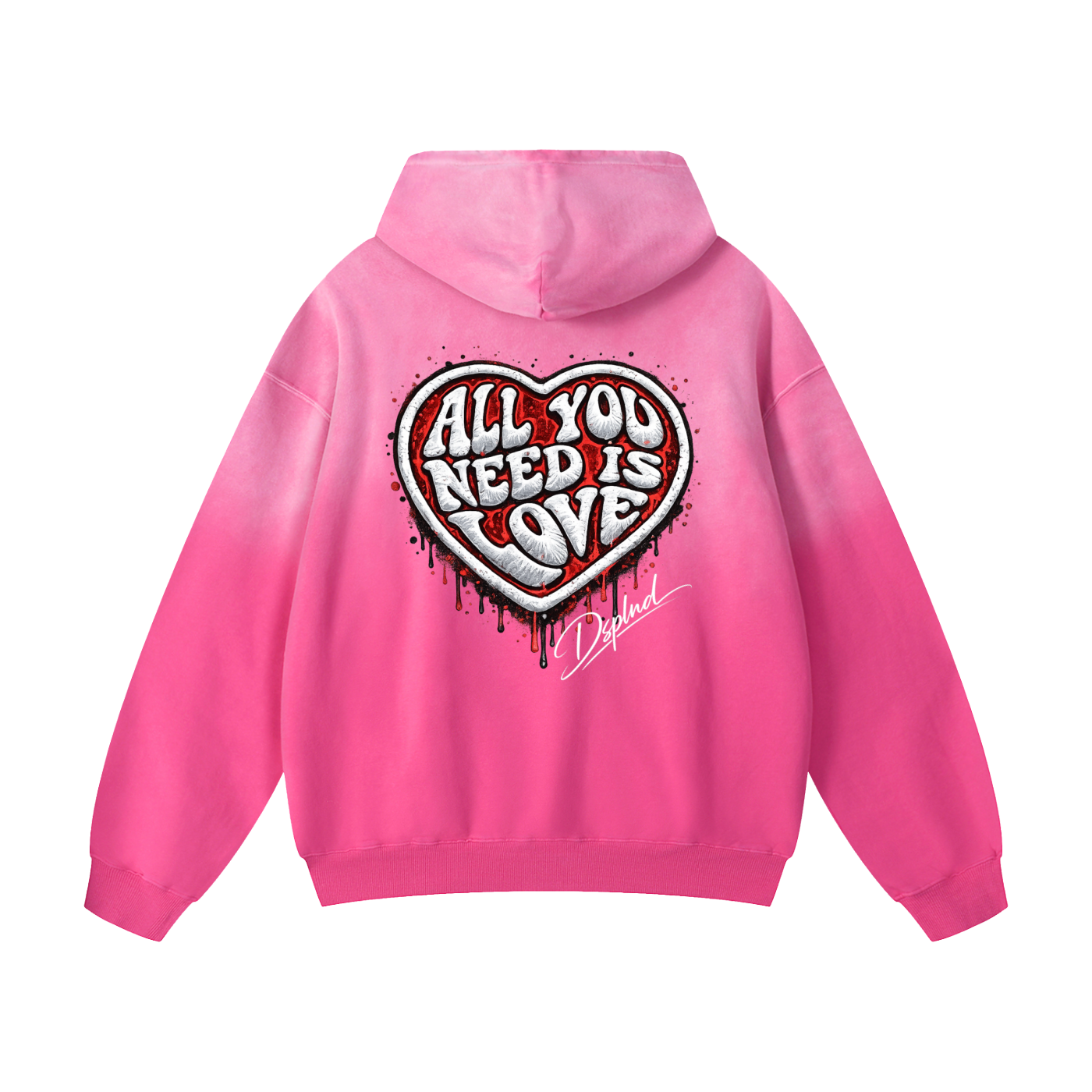 DSPLND ALL YOU NEED Sunfade Oversized Hoodie