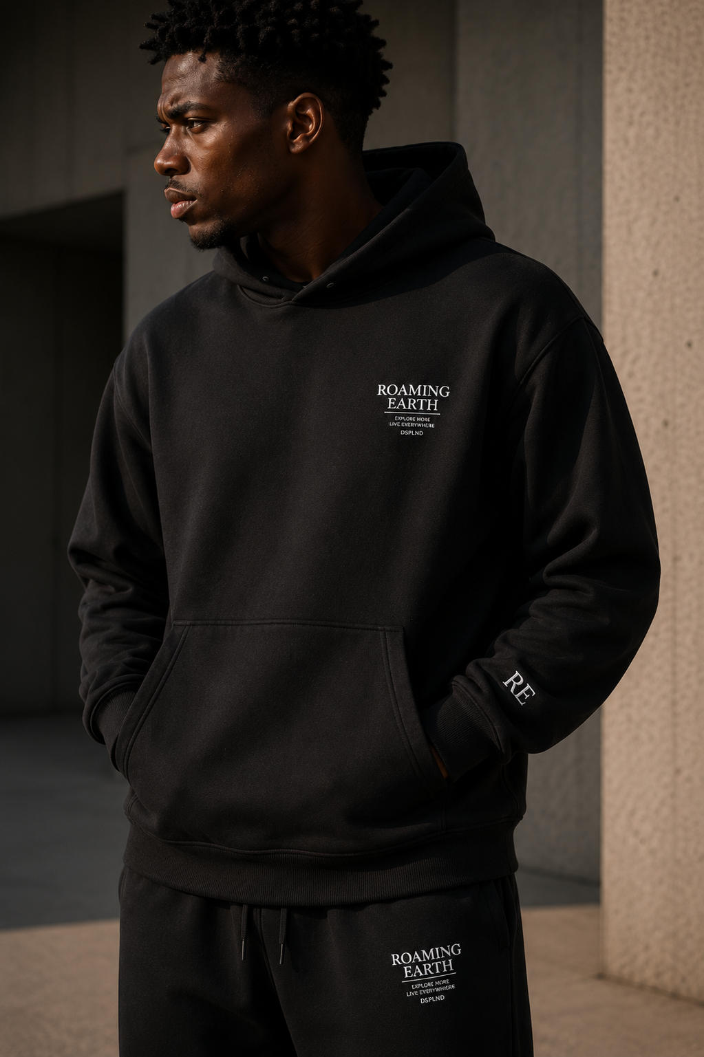 Embroidered Roaming Earth Core Hoodie