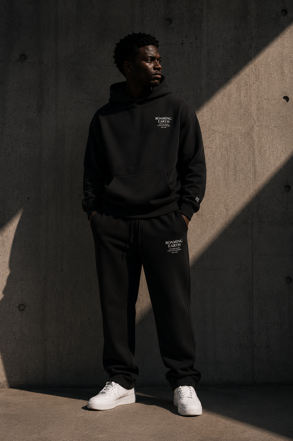 Embroidered Roaming Earth Core Sweatpant