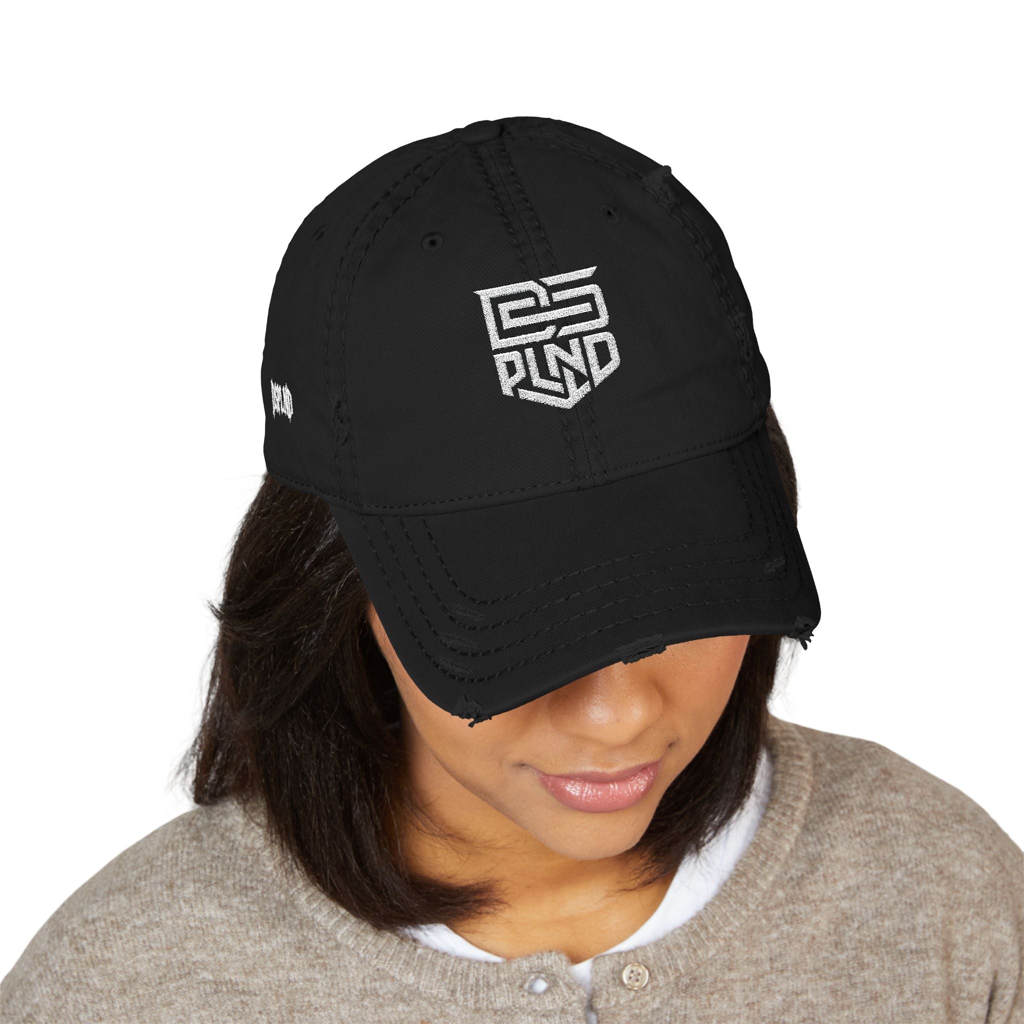 Distressed Embroidered Dad Hat — 'Self-Discipline' Logo Cap