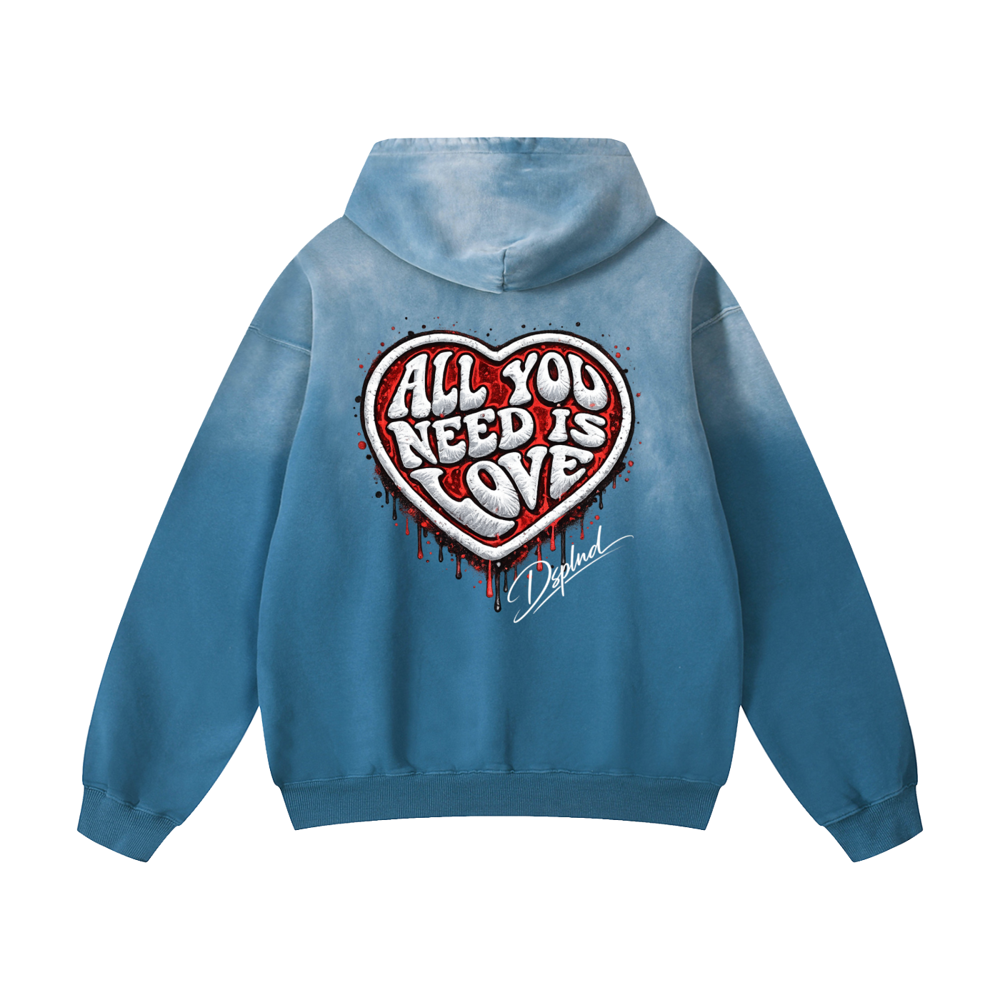 DSPLND ALL YOU NEED Sunfade Oversized Hoodie